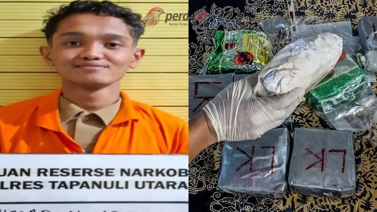 Kurir sabu 2 kg diringkus di Bandara Silangit oleh Polres Taput