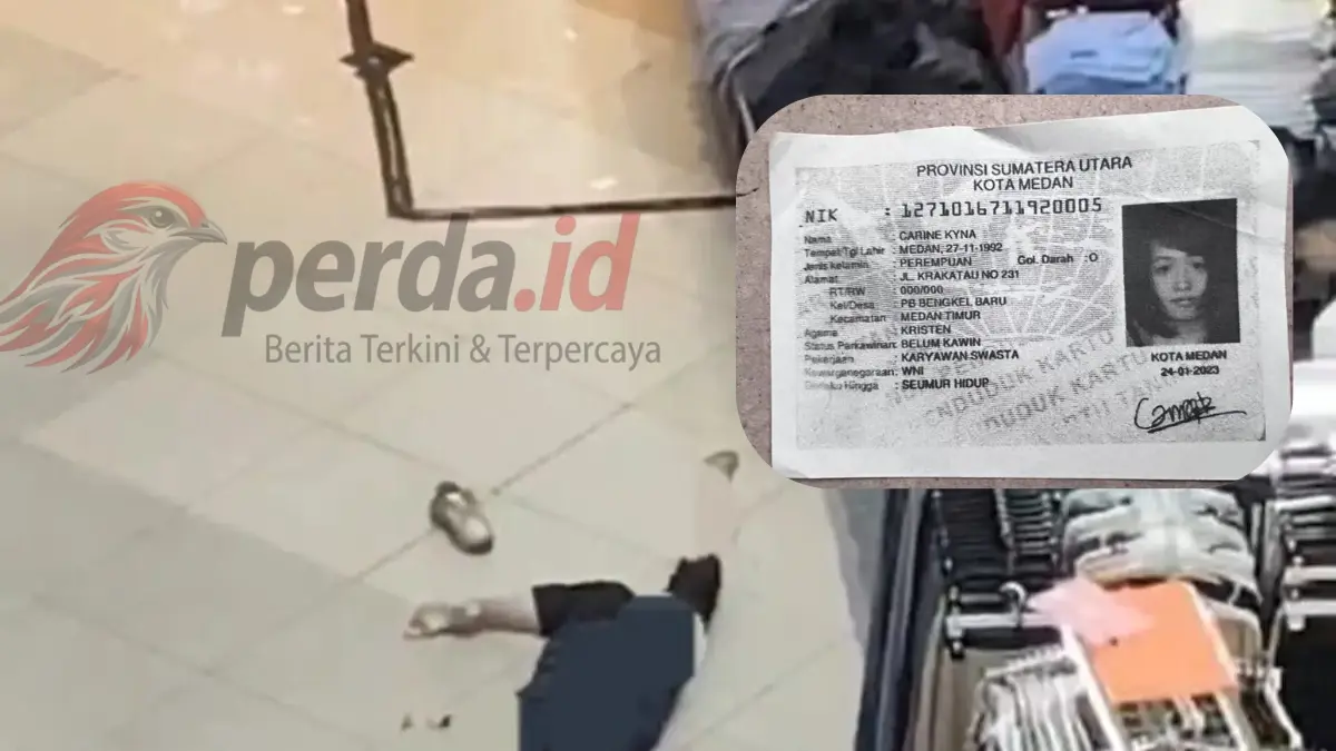 Identitas wanita tewas di Plaza Medan Fair Carine Kyna