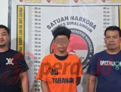 Polsek Dolok Batu Nanggar meringkus Pemuda Pemilik 21 Klip Sabu di Serbelawan