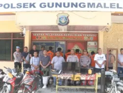 Polsek Gunung Malela Ungkap Jaringan Kriminal Lintas Wilayah, Belasan Pelaku Ditangkap