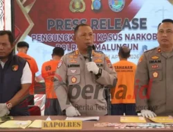 Polres Simalungun Ungkap 74 Kasus Narkoba, Tersangka Naik Tapi Barang Bukti Turun