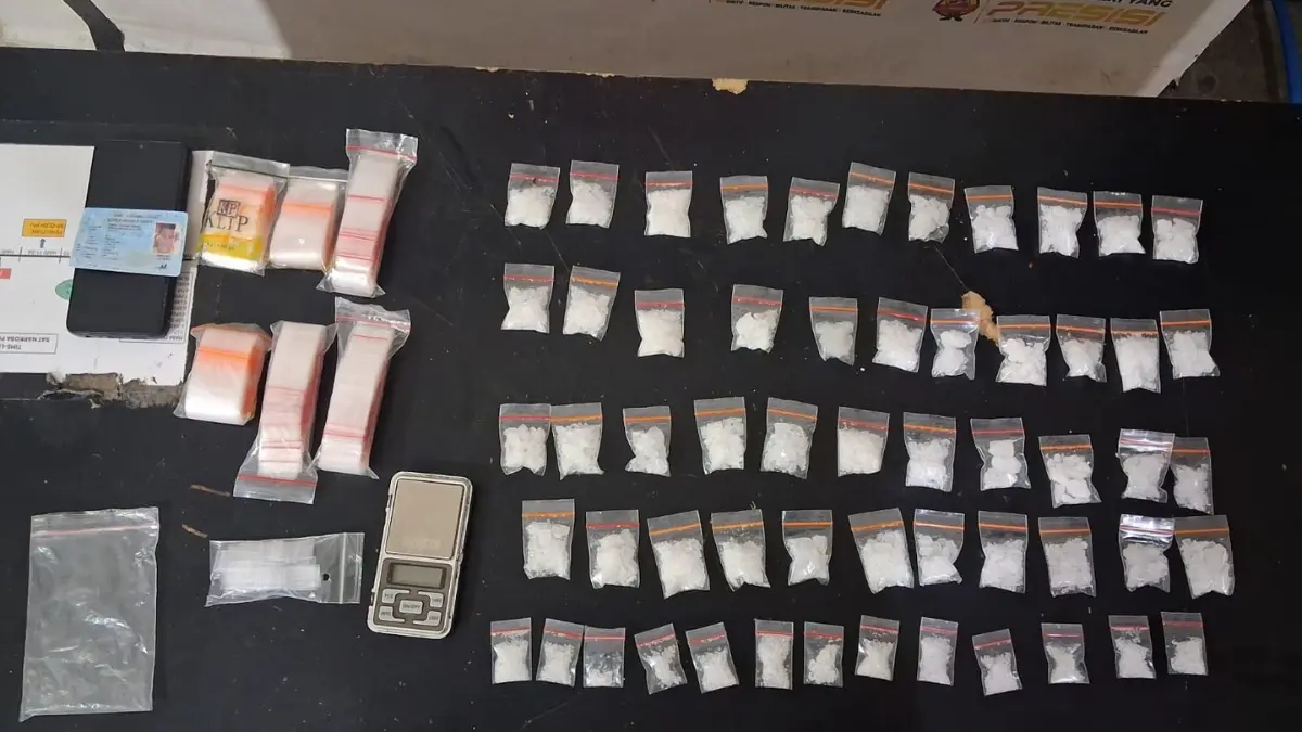 Barang bukti sabu seberat 245,08 gram hasil pengungkapan jaringan narkotika Simalungun-Batubara