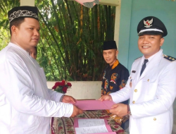 Perkuat Pelayanan Desa, Pangulu Perdagangan II Lantik Alfiandi Purba Sebagai Gamot Huta III