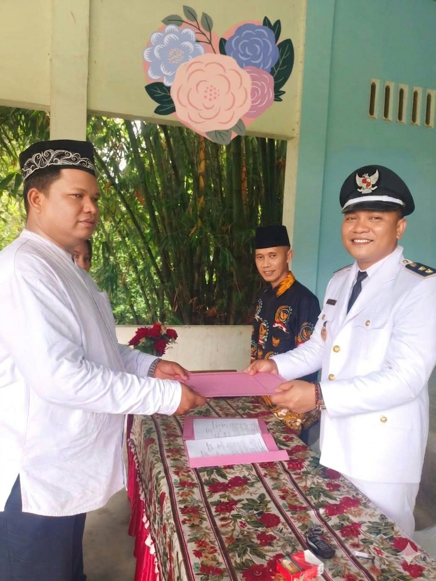 Perkuat Pelayanan Desa, Pangulu Perdagangan II Lantik Alfiandi Purba Sebagai Gamot Huta III