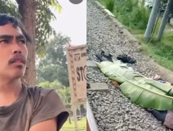 Habib ‘Tukang Salon’ ODGJ Meninggal Dunia Tertabrak Kereta Api di Titi Gantung Semanggar Perlanaan