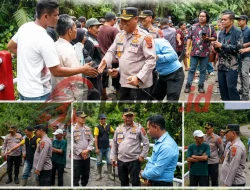 Kapolres Simalungun Resmikan Jembatan Merah Putih Presisi di Hatonduhan