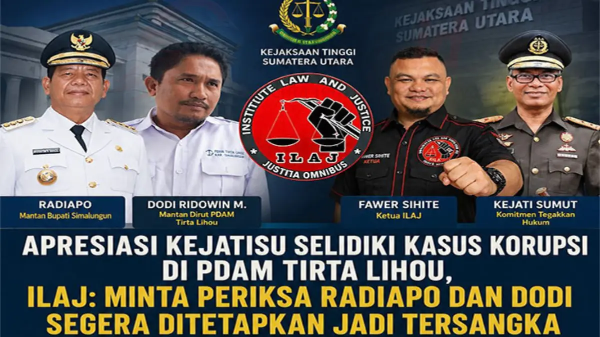 Dugaan Korupsi PDAM Tirta Lihou Simalungun Diselidiki Kejati Sumut