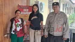 Personel Polsek Bandar Huluan membantu pemulangan remaja hilang asal Perdagangan, Simalungun
