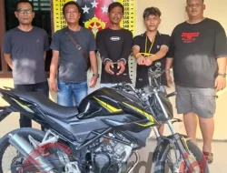 Polsek Bandar Huluan Ringkus Dua Pelaku Curanmor yang Buron Satu Bulan