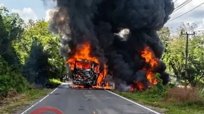 Tabrakan Bus ALS dan Truk Tangki di Muratara, 16 Orang Tewas di Tempat