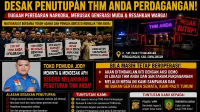 Masyarakat desak penutupan THM Anda Karaoke di Perdagangan, Kabupaten Simalungun, terkait isu dugaan peredaran narkoba.