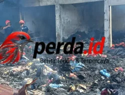 Kebakaran Pasar Dwikora Pematangsiantar Hanguskan 311 Kios, Kerugian Ditaksir Rp3,6 Miliar