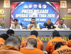 Operasi Antik Toba 2026, Polres Batu Bara Ungkap 29 Kasus Narkoba dan Amankan 33 Tersangka
