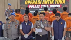 Operasi Antik Toba 2026 Lampaui Target, Polres Simalungun Ungkap 32 Kasus dan Amankan 53 Tersangka
