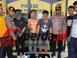 Polsek Talawi Tangkap Pengedar dan Dua Pembeli Narkoba di Tanjung Tiram