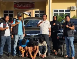 Sat Reskrim Polres Simalungun Tangkap Lima Tersangka Kejahatan 3C, Mobil dan Motor Disita