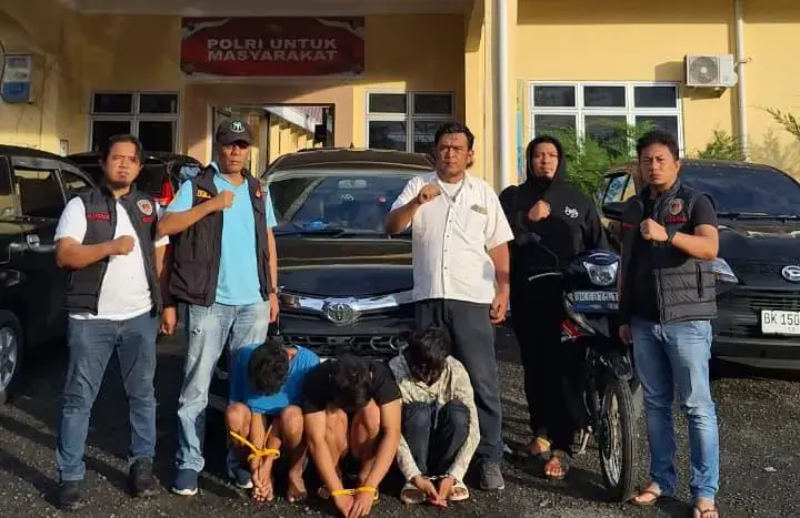 Tim Jatanras Polres Simalungun Ringkus 5 Pelaku 3C, Mobil Avanza dan Motor Curian Diamankan