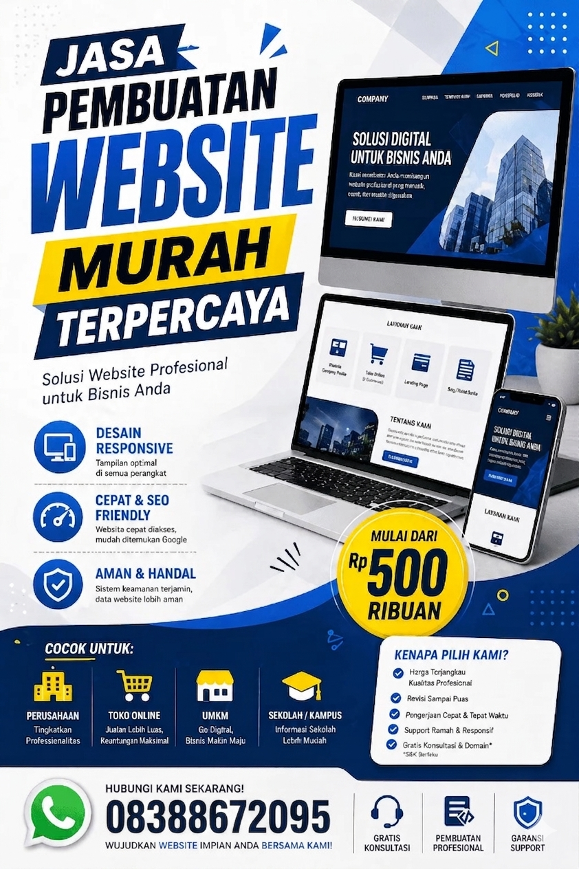 Jasa Pembuatan Website Murah Terpercaya - Perda Digital