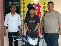 Adik Kandung Curi Motor Kakak di Pasar IB Perdagangan, Ditangkap Polsek Bandar Huluan Setelah Digadaikan Rp1 Juta