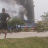 PT Evyap di KEK Sei Mangkei Simalungun Terbakar
