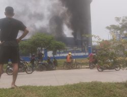 PT Evyap di KEK Sei Mangkei Simalungun Terbakar