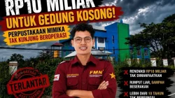 Rp10 Miliar Digelontorkan, Gedung Perpustakaan Mimika Masih Terbengkalai, Publik Pertanyakan Komitmen Pemerintah