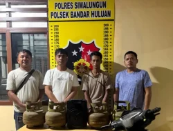 Polsek Bandar Huluan Tangkap NTONG Pelaku Pencurian Speaker dan 4 Tabung Gas Rumah Makan Nusantara Ewa