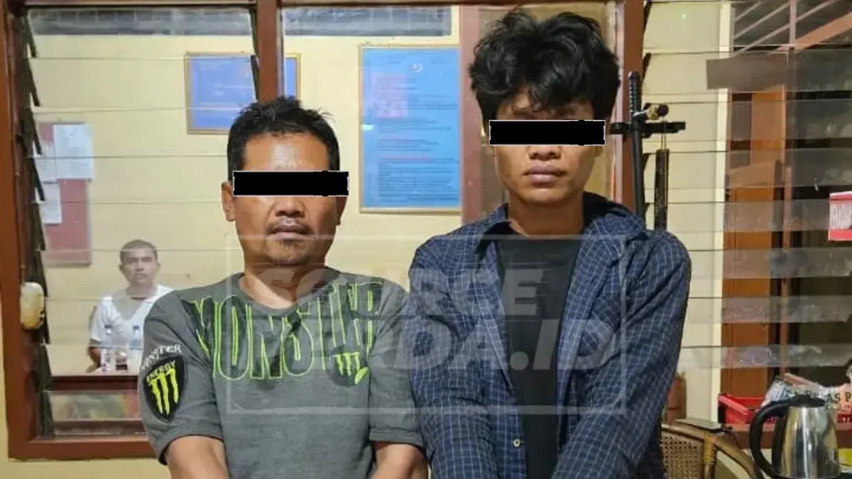 Dua Terduga Pengedar Sabu Dibekuk Polsek Gunung Malela di Kecamatan Siantar