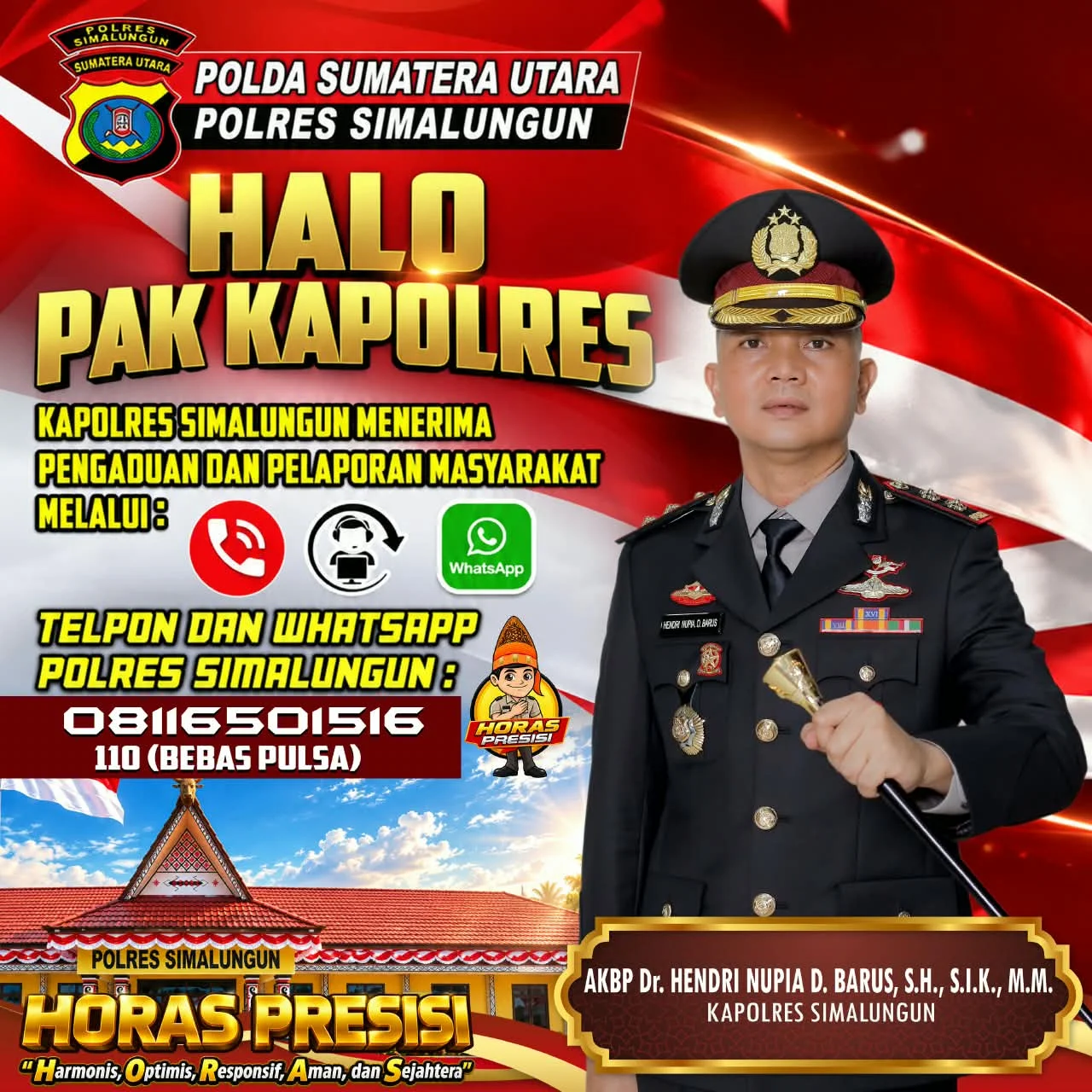 Ucapan Selamat Media PERDA.ID untuk Wakapolres Padangsidimpuan